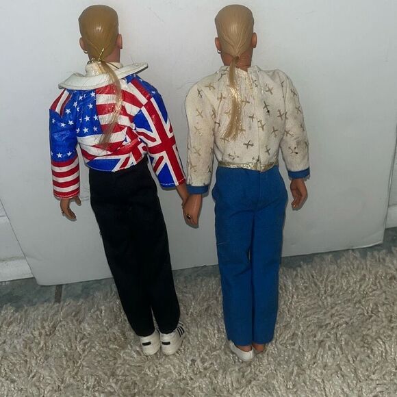 Vintage New Kids On The Block Dolls 6 Piece Set 1990s Hangin’ Loose Figures - Picture 6 of 10